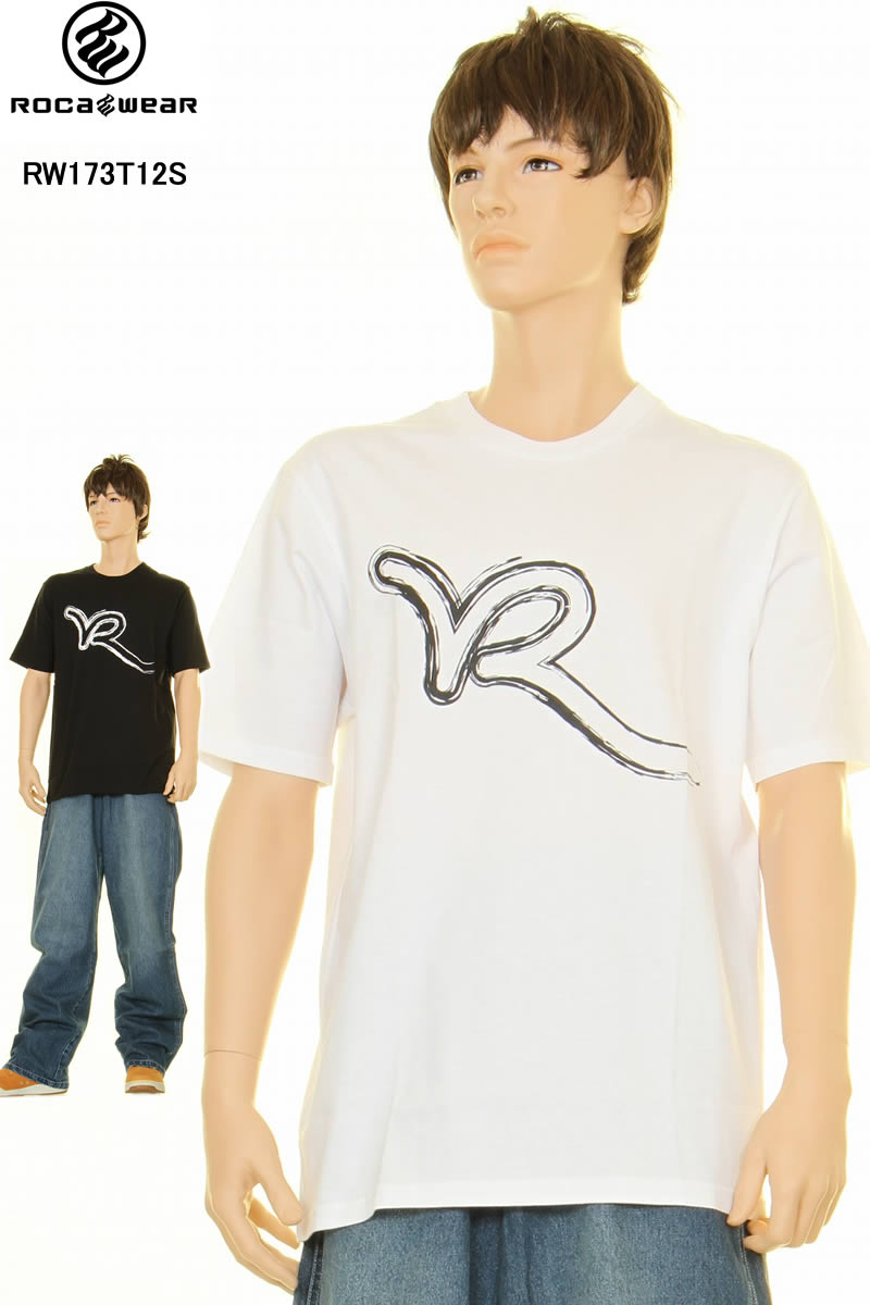 Amazon.co.jp: ROCAWEAR Roca Wear T-shirt Short Sleeve Flame