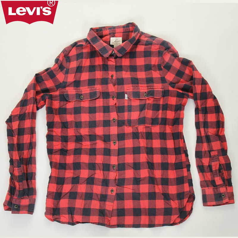 リーバイス 日本製 レディース 半袖シャツ Levi's サイズM デニムシャツ ワークシャツ 婦人用 Levi's レディース デニムシャツ 半袖 XS～Sサイズ 未使用
