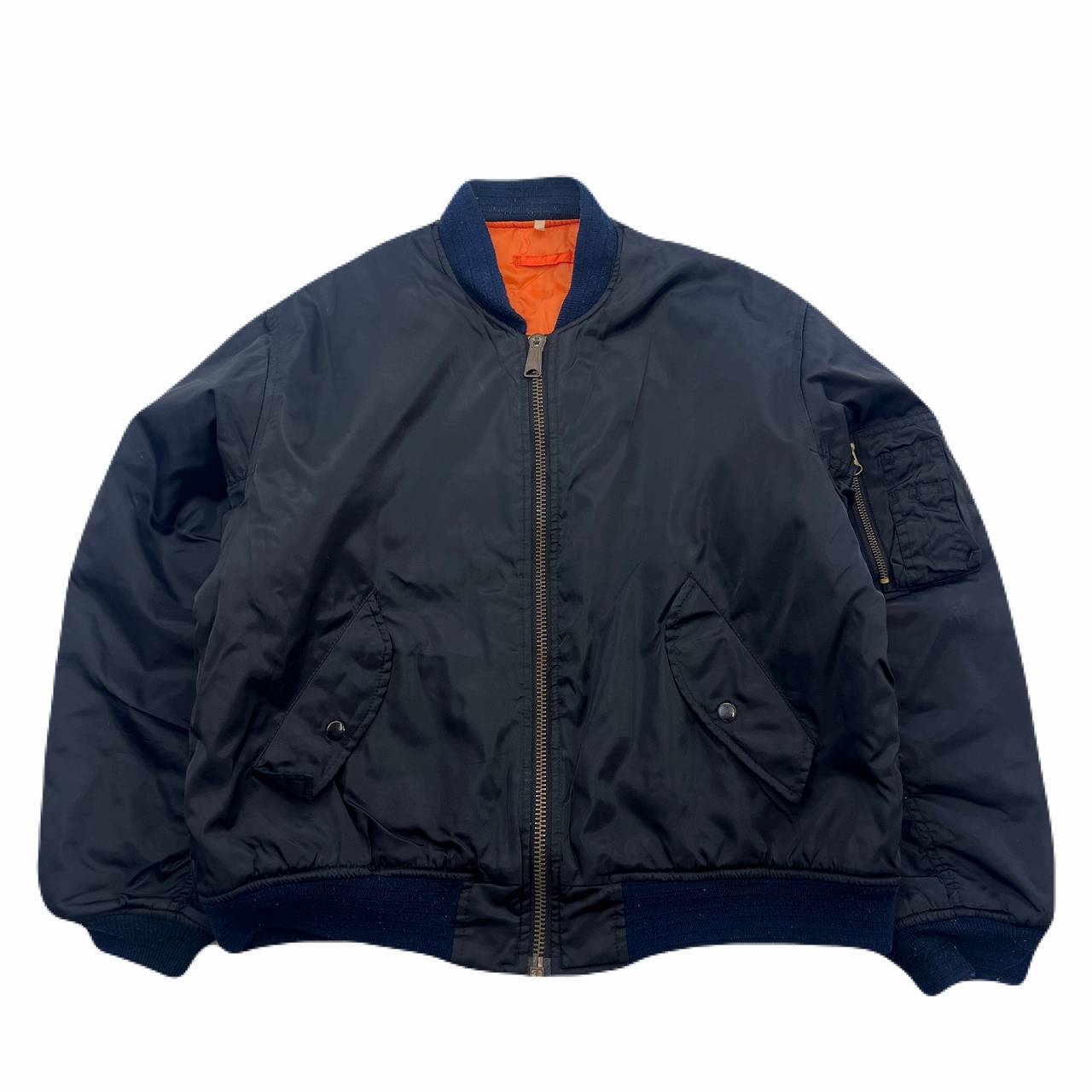 楽天市場】MA-1 ブラック アウター 防寒 ボンバージャケット ブルゾン