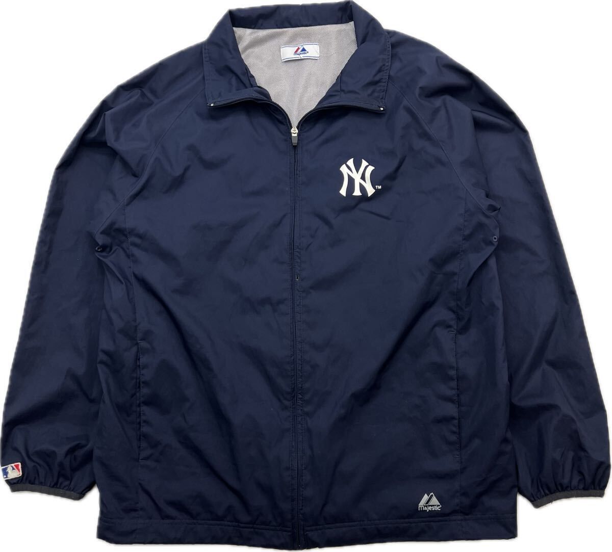 楽天市場】MLB オフィシャル Majestic ヤンキース ハーフジップ