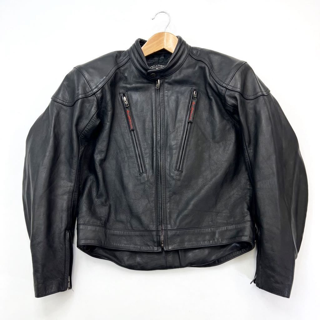 美品/希少✨KUSHITANI ライダースジャケット　レザー　ブラック　LL レザージャケット(M ブラック): ウェア・グッズ｜HondaGO BIKE GEAR