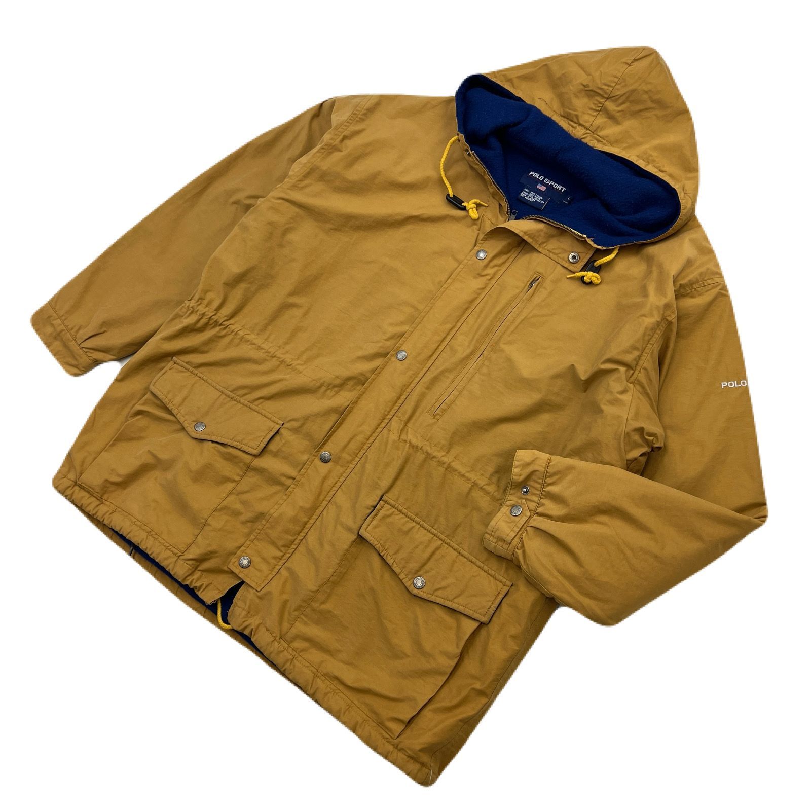楽天市場】90s POLO SPORT Nylon Mountain Parka 紺 XXL ポロ