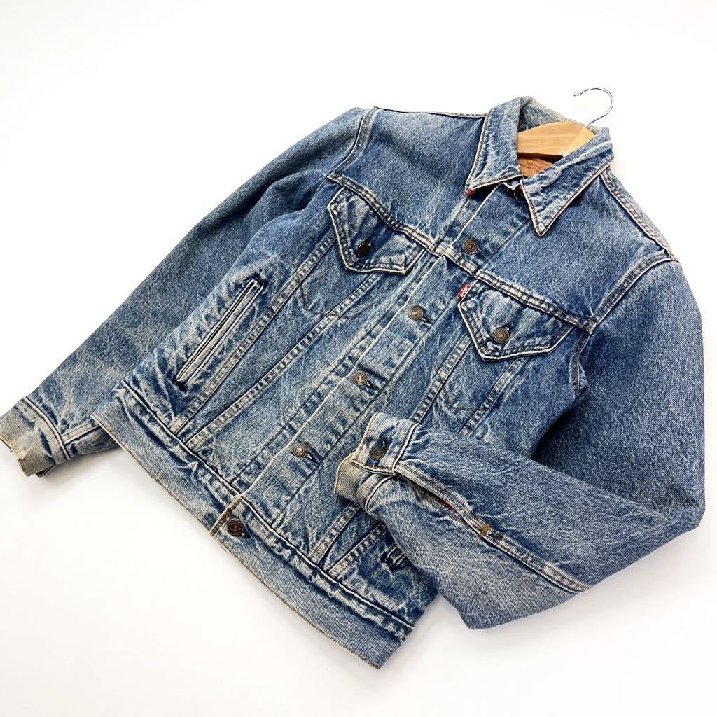 【中古】 80s USA製 ☆ リーバイス ☆ LEVIS 70411-0816 34 ネルライナー デニムジャケット 風合い最高◎ 王道 アメカジ ストリート 古着MIX■S1321｜MYSTERIES店 8,791円