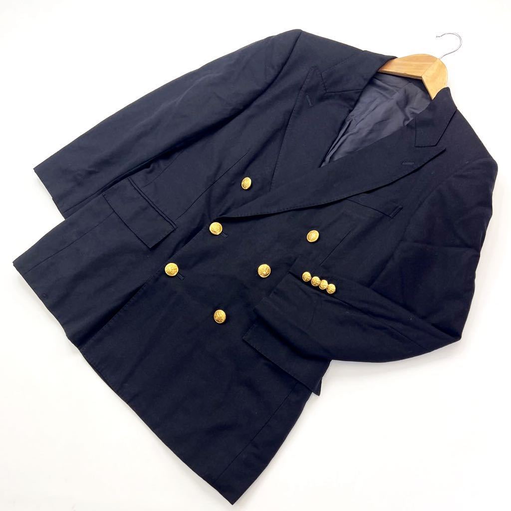 【中古】 Kent IN TRADITION ☆ 人気◎ 紺ブレ 金ボタン ダブル ブレザー 92AB4 プレッピー 定番 アメトラ 紳士 ケント イントラディション■S1419｜MYSTERIES店