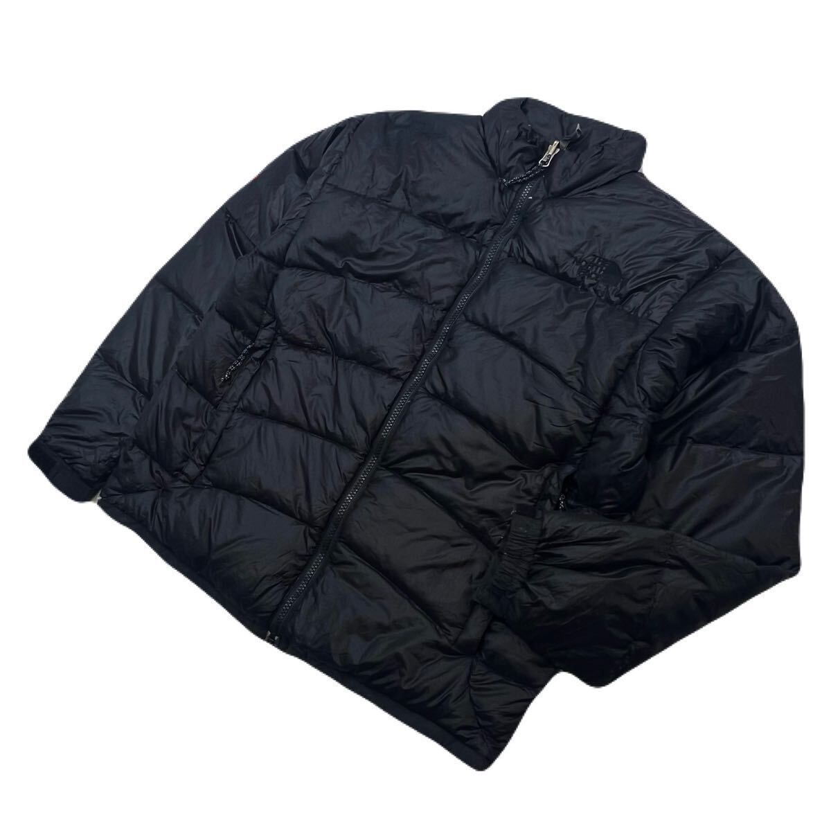 【中古】 ノースフェイス サミットシリーズ ダウンジャケット ライトダウン ブラック メンズ L 秋冬 防寒 登山 アウトドア THE NORTH FACE ■DF292｜MYSTERIES店