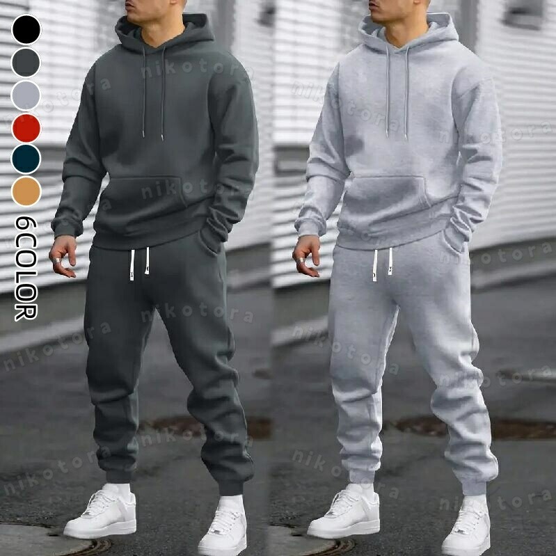 楽天市場】6color スウェット ジャージ 上下セット メンズ