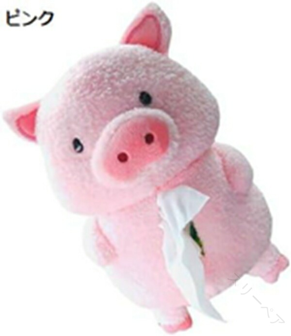 楽天市場】ブタ 車 ティッシュケース 吊り下げ ティッシュカバー 車