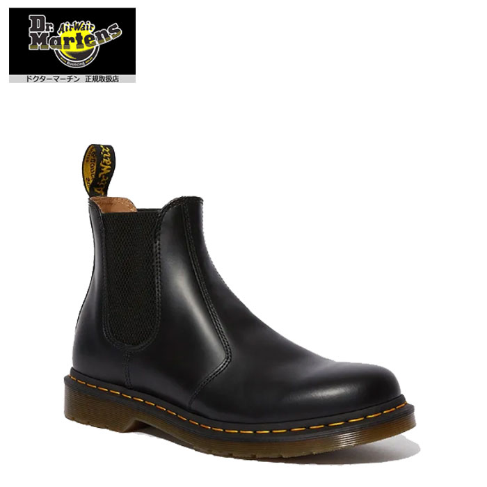 即納 Dr.Martens 御医者さんマーチン 2976 YS チェルシーブーツ 片方ゴア 定番 黒いこと レディース メンズ