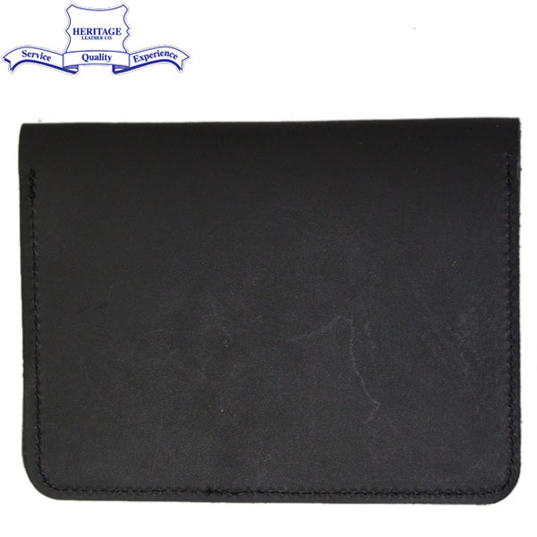 正規取扱店 HERITAGE LEATHER CO.(ヘリテージレザー) NO.7925 Passport Case (パスポートケース) Black HL193
