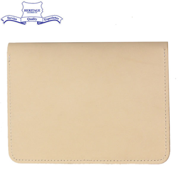 正規取扱店 HERITAGE LEATHER CO.(ヘリテージレザー) NO.7925 Passport Case (パスポートケース) Natural HL192