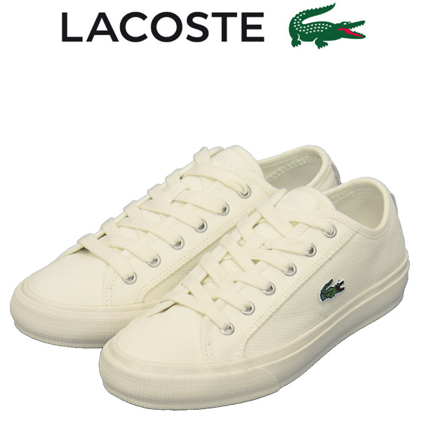正規取扱店 LACOSTE(ラコステ) WMS 47CFA0006 BACKCOURT バックコート 124 1 CFA レディース スニーカー 18Cオフホワイトxオフホワイト LC367｜THREE WOOD 店