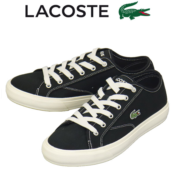 正規取扱店 LACOSTE(ラコステ) 47CMA0005 BACKCOURT 124 1 CMA メンズスニーカー 454ブラックxオフホワイト LC365｜THREE WOOD 店