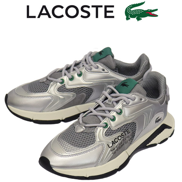 【百貨店SALE】 置き目取りまわし店 LACOSTE(ラコステ) SMA0010 L003 NEO 124 3 SMA メンズ スニーカー GS2薄墨色xしろがね色 LC351