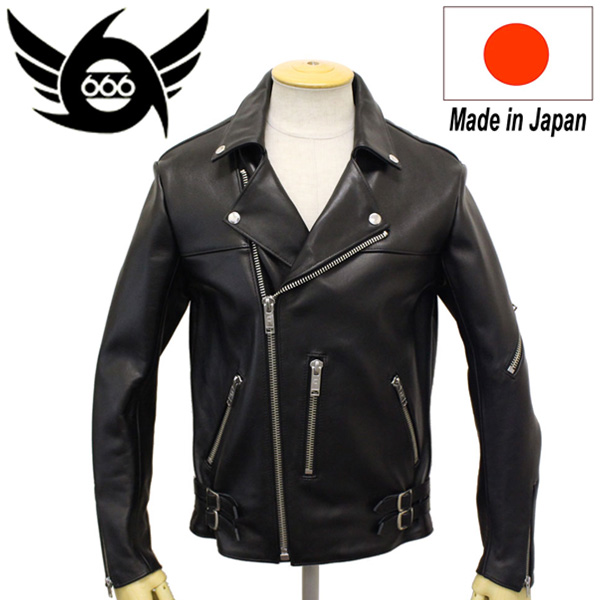 楽天市場】正規取扱店 666 LJM-1L U.K.SIDE BELT LEATHER JACKET