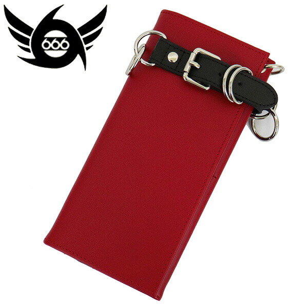 楽天市場】666トリプルシックス◇666 レザー ベルト ウォレット