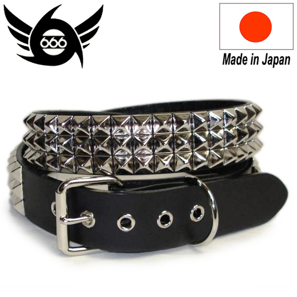 楽天市場】正規取扱店 666 Studded Gear 666スタッデッドギア 2連