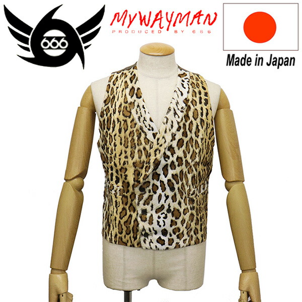 Sulvam レオパードベスト 楽天市場】正規取扱店 666 My Way Man(マイウェイマン) LEOPARD WAIST
