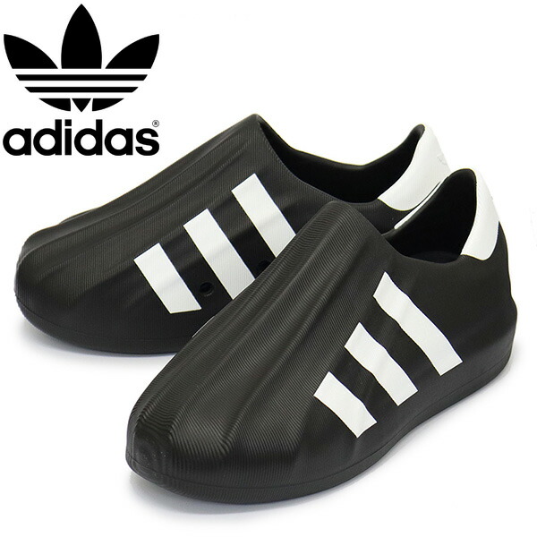 正規取扱店 adidas (アディダス) HQ8752 adiFOM SST シューズ コアブラックxフットウェアホワイトxコアブラック AD230