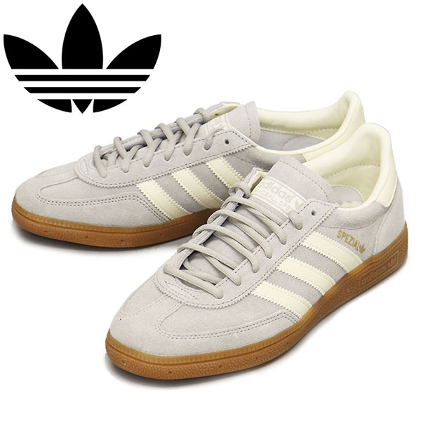 正規取扱店 adidas (アディダス) IF7086 HANDBALL SPEZIAL スニーカー グレーツー/クリームホワイト/フットウェアホワイト AD303 11,803円