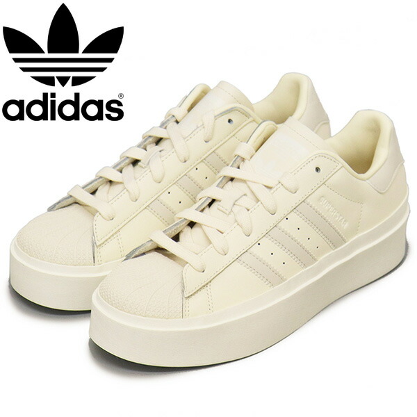 定め事取りまわし店 adidas (アディダス) IF7578 SUPERSTAR BONEGA W はやりっ子 レディース スニーカー ワンダーホワイトx酸化アルミニウムx中核グループ白いこと AD239