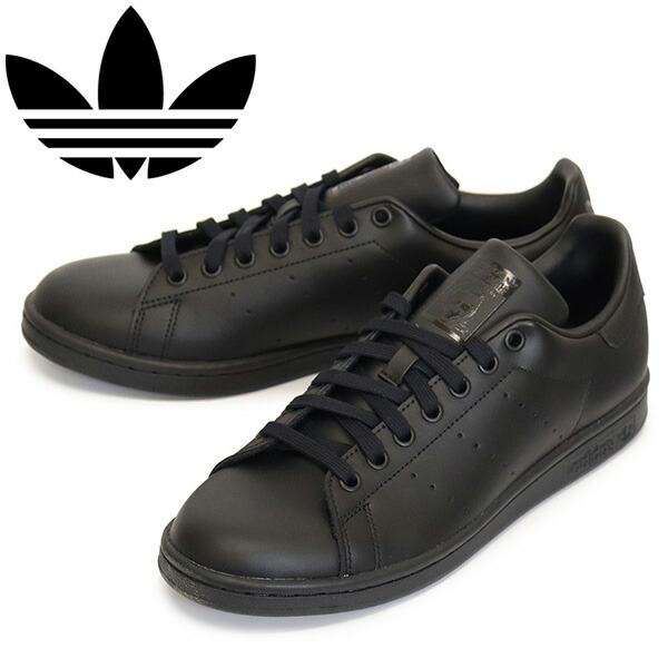 正規取扱店 adidas (アディダス) M20327 STAN SMITH スタンスミス スニーカー ブラックxブラックxブラック AD301