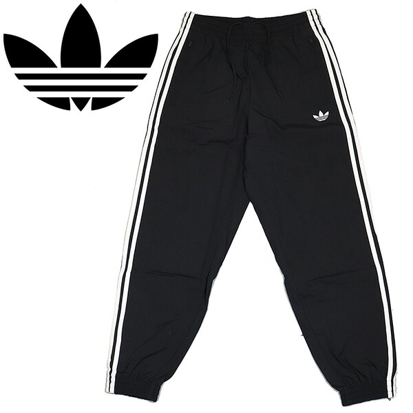 正規取扱店 adidas (アディダス) WX565 KE1371 FIREBIRD WOVEN TRACK PANTS トラックパンツ ジャージ ブラック AD352