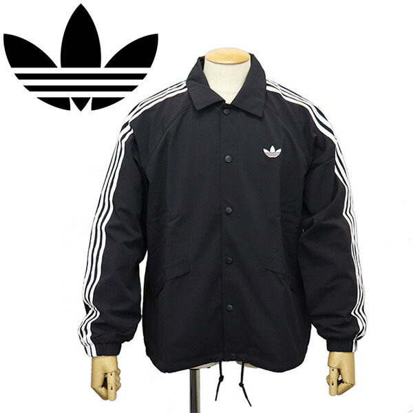 正規取扱店 adidas (アディダス) ZG695 KE3598 3-STRIPES COACH JACKET コーチジャケット ブラック AD349