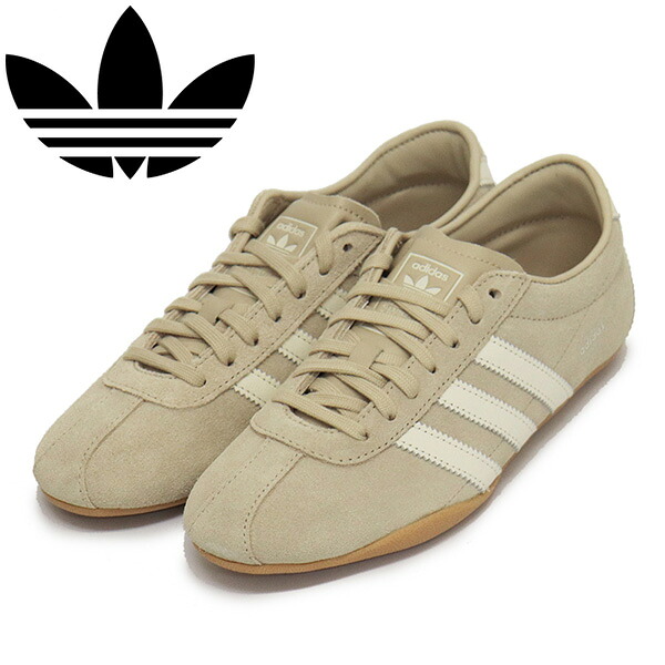 正規取扱店 adidas (アディダス) KI3583 TOKYO W レディース スニーカー ストーンカーキ/オフホワイト/ガム AD366