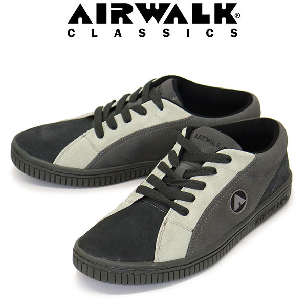 【百貨店SALE】 置き目取りまわし店 AIR WALK CLASSICS (大気圏ウォーク クラシックス) AWC1003 AIR WALK ONE スニーカー 350 GRAY AW007