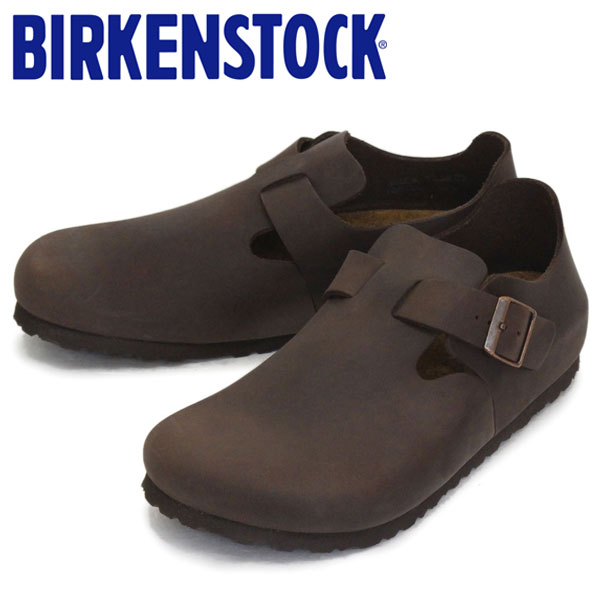正規取扱店 BIRKENSTOCK (ビルケンシュトック) 0166531 LONDON ロンドン オイルドレザー レギュラー幅 HABANA BI138