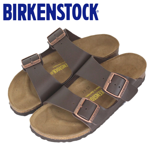 正規取扱店 BIRKENSTOCK (ビルケンシュトック) ARIZONA (アリゾナ) サンダル ナロー (幅狭) DARK BROWN (ダークブラウン) BI012