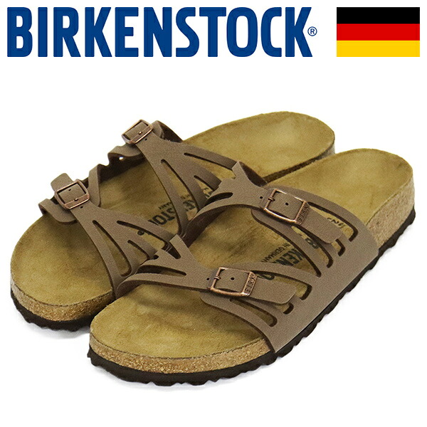 定まり取りまわし店 BIRKENSTOCK (ビルケンシュトック) 1000605 GRANADA グラナダ ビルコフローヌバックサンダル MOCCA ナロー BI544