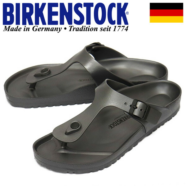 定め事取りまわし店 BIRKENSTOCK (ビルケンシュトック) 1001505 GIZEH EVA ギゼ サンダル METALLIC ANTHRACITE レギュラー幅 BI209