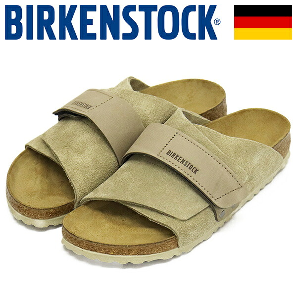 置き目取りまわし店 BIRKENSTOCK (ビルケンシュトック) 1015573 KYOTO キョウト ヌバックスエードレザーサンダル TAUPE ナロー BI509