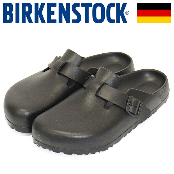正規取扱店 BIRKENSTOCK (ビルケンシュトック) 0127103 BOSTON ボストン EVAサンダル BLACK ナロー幅 BI413｜THREE WOOD 店