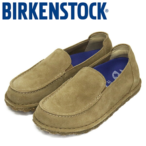 正規取扱店 BIRKENSTOCK (ビルケンシュトック) 1027517 UTTI Slip On ウッティ スリッポン スエードレザーシューズ GRAY TAUPE ナロー幅 BI356