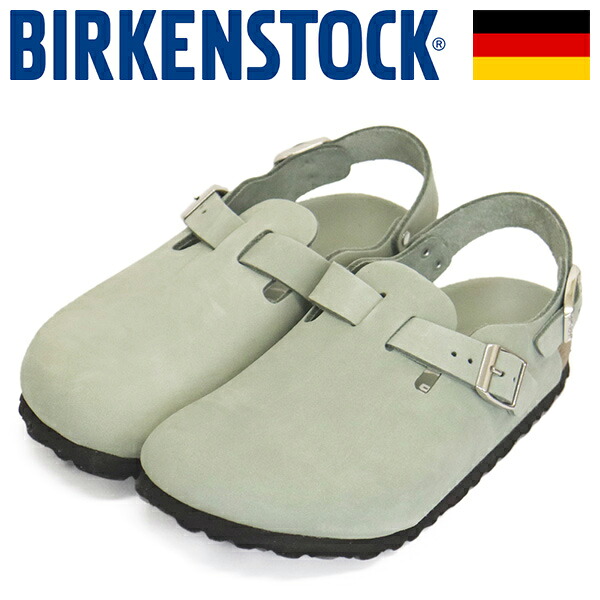 正規取扱店 BIRKENSTOCK (ビルケンシュトック) 1029429 TOKIO HEX トキオ ヌバックレザーサンダル PURE SAGE ナロー幅 BI421｜THREE WOOD 店