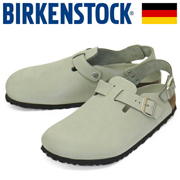 正規取扱店 BIRKENSTOCK (ビルケンシュトック) 1026139 TOKIO HEX トキオ ヌバックレザーサンダル PURE SAGE レギュラー幅 BI430