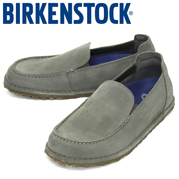 定まり取りまわし店 BIRKENSTOCK (ビルケンシュトック) 1030124 UTTI SLIP ON ウッティ スリッポン スエードレザーシューズ BASALT GRAY レギュラー BI486