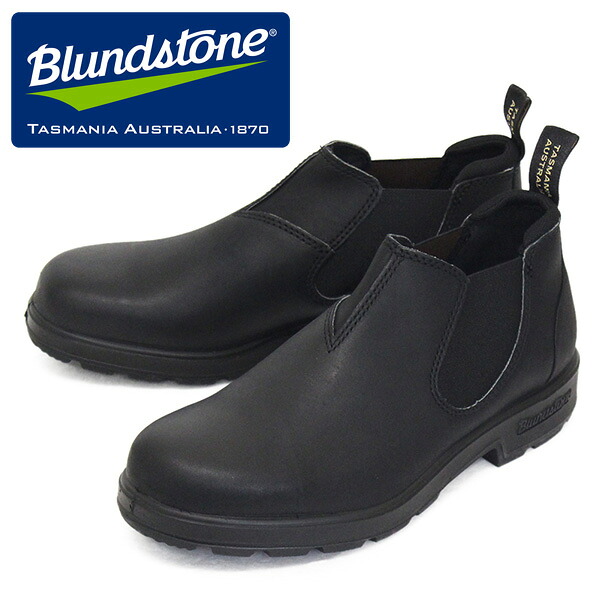 正規取扱店 Blundstone (ブランドストーン) BS2039009 LOW CUT ローカット サイドゴア レザースリッポン BLACK BS008｜THREE WOOD 店