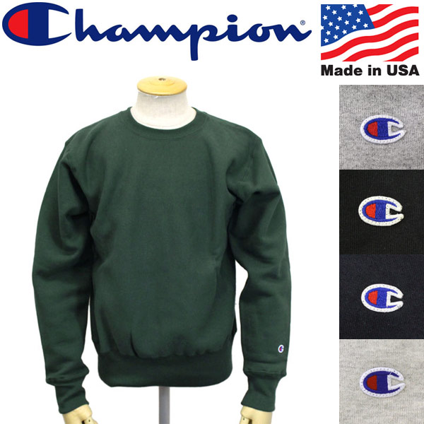正規取扱店 Champion (チャンピオン) C5-U001 ReverseWeave SWEAT SHIRT クルーネック スウェットシャツ 全5色 CN017｜THREE WOOD 店 13,464円