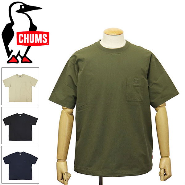 正規取扱店 CHUMS (チャムス) CH01-2712 Seerchucker Stretch T-Shirt シアチャッカーストレッチTシャツ CMS192|THREE WOOD 店