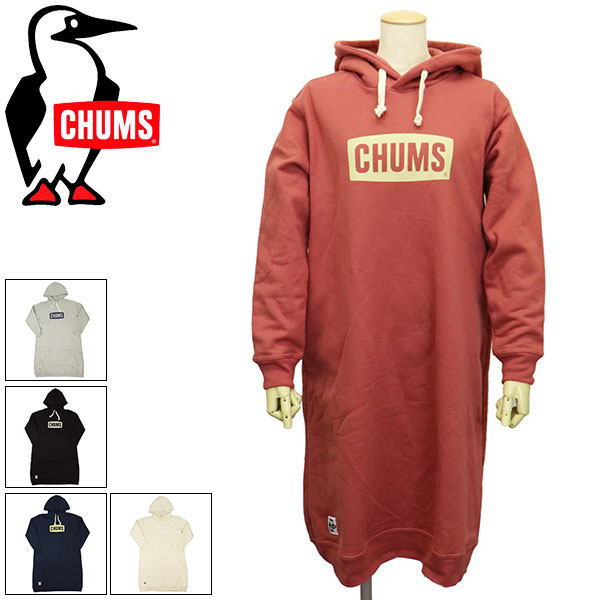 正規取扱店 CHUMS (チャムス) CH18-1281 Logo Long Parka レディース ロゴ ロングパーカー CMS141 全5色｜THREE WOOD 店