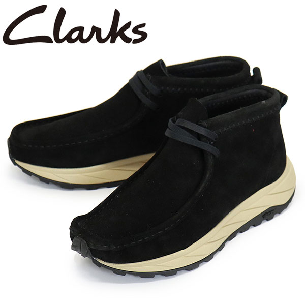 正規取扱店 Clarks (クラークス) 26173320 Wallabee Eden ワラビー エデン メンズシューズ Black Sde CL104画像