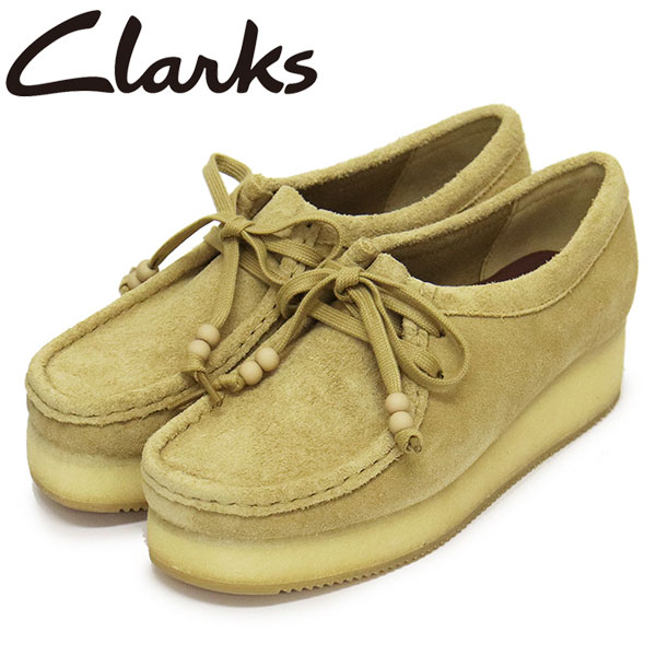 【Fashion THE SALE】 定まり取りまわし店 Clarks (クラークス) 26173498 Wallacraft Bee ワラクラフトビー レディースシューズ MapleSuede CL096