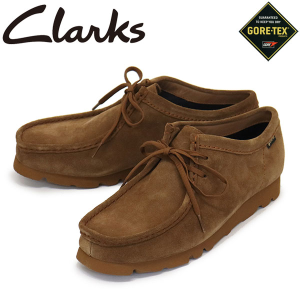 正規取扱店 Clarks (クラークス) 26185542 Wallabee GTX ワラビー ゴアテックス メンズ ブーツ Cola Suede CL157