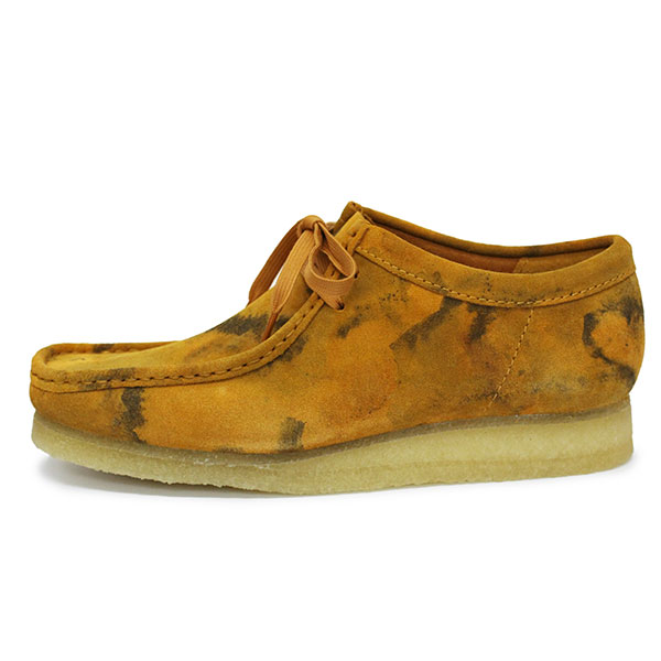 決まり手遣店鋪 Clarks クラークス Wallabee ワラビー メンズシューズ Tumeric Camo Cl040 Silk Music Com