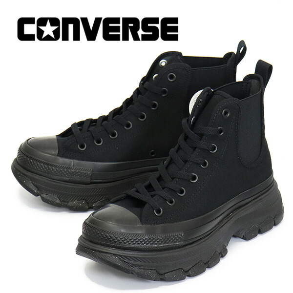正規取扱店 CONVERSE (コンバース) 31310220 オールスター R トレックウェーブ サイドゴア HI ブラック/ブラック CV101｜THREE WOOD 店 11,550円
