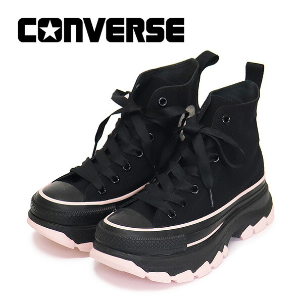正規取扱店 CONVERSE (コンバース) 31316401 オールスター トレックウエーブ BP HI ブラック CV137｜THREE WOOD 店