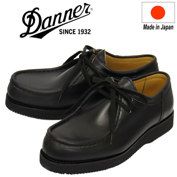 置き目取りまわし店 DANNER (ダナー) D216003 Madison Tirolean マディソン チロリアン なめし革ブーツ Black 日本製 ワーク-靴-メンズ靴